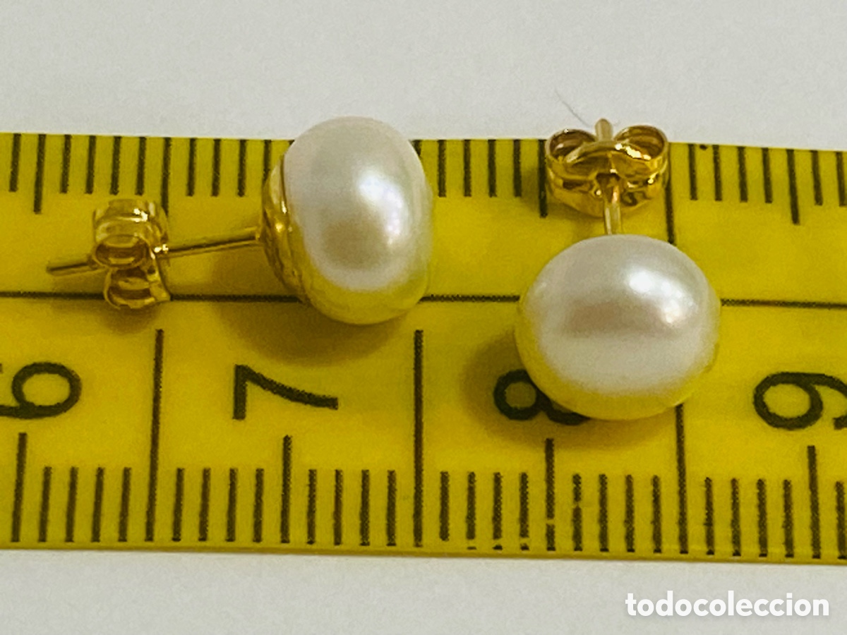 Joyeria: Pendientes Perla y Oro 18K - Foto 6