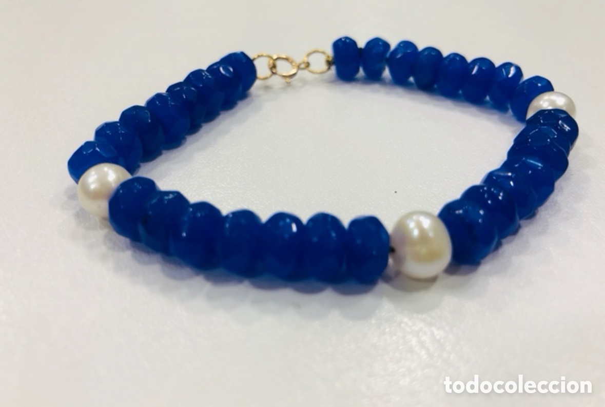 Joyeria: Pulsera Zafiro y Oro 18K - Foto 2