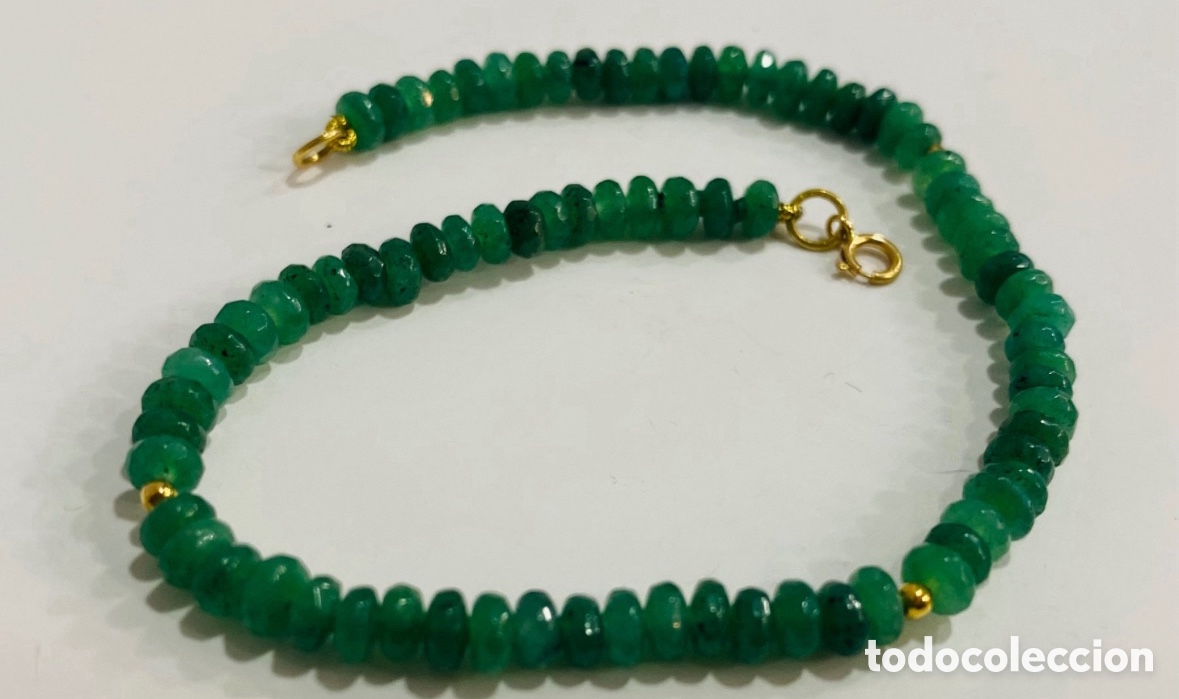 Joyeria: Pulsera Esmeraldas y Oro 18K - Foto 2