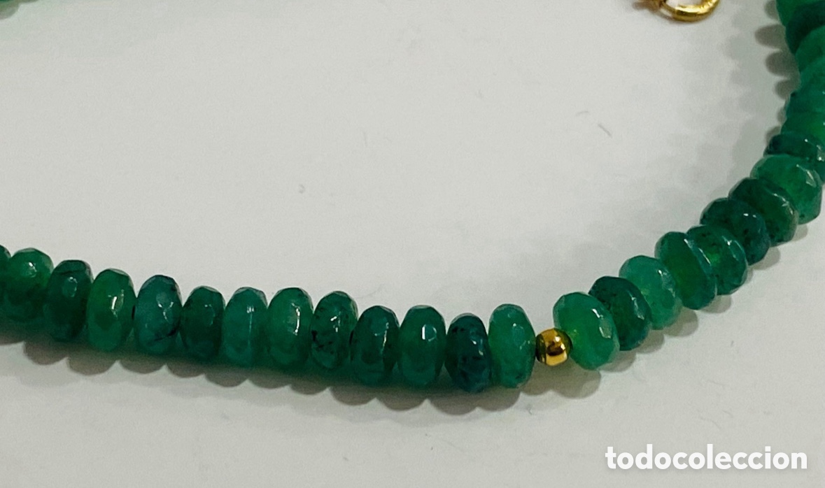 Joyeria: Pulsera Esmeraldas y Oro 18K - Foto 3