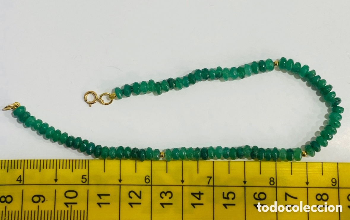 Joyeria: Pulsera Esmeraldas y Oro 18K - Foto 5