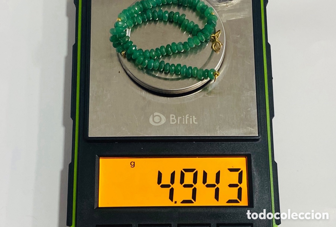 Joyeria: Pulsera Esmeraldas y Oro 18K - Foto 6