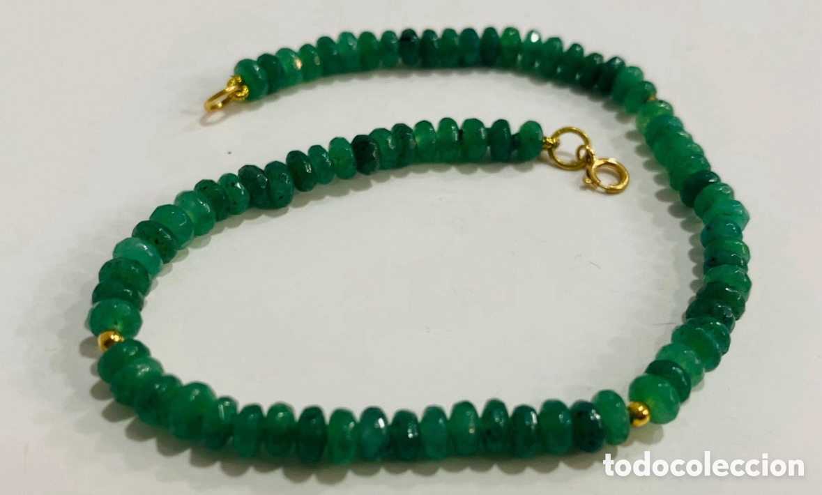 Joyeria: Pulsera Esmeraldas y Oro 18K - Foto 1