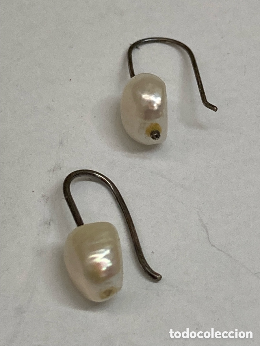 Joyeria: Pendientes de plata y perlas P199 - Foto 1