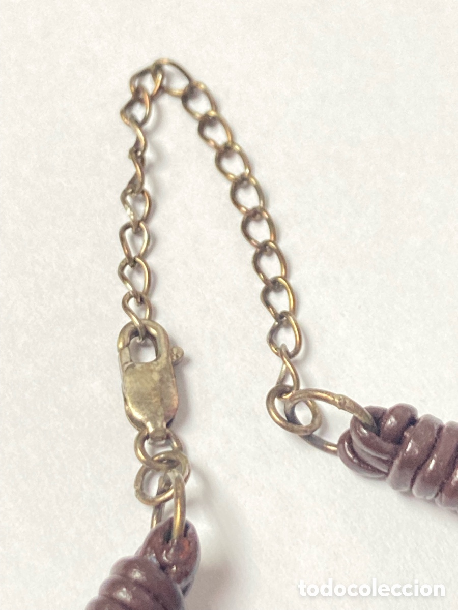 Joyeria: Gargantilla de piel , perlas y plata /COLL09 - Foto 3