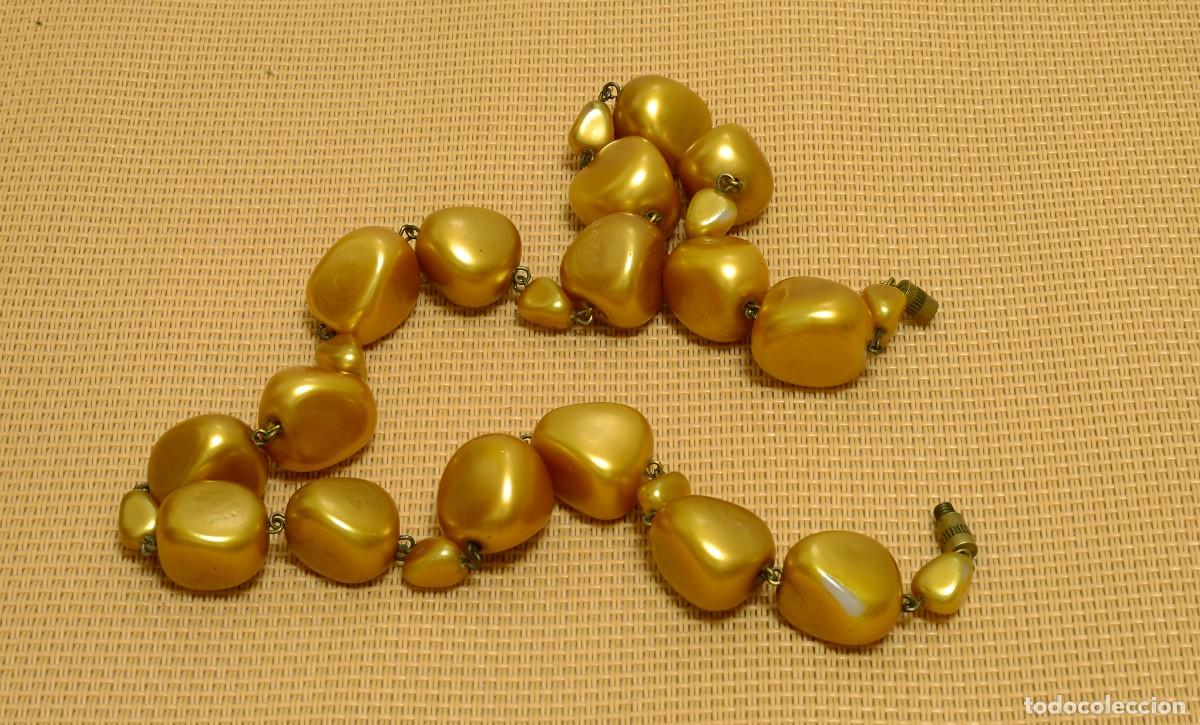 Joyeria: COLLAR VINTAGE PIEDRAS DORADAS - Foto 1
