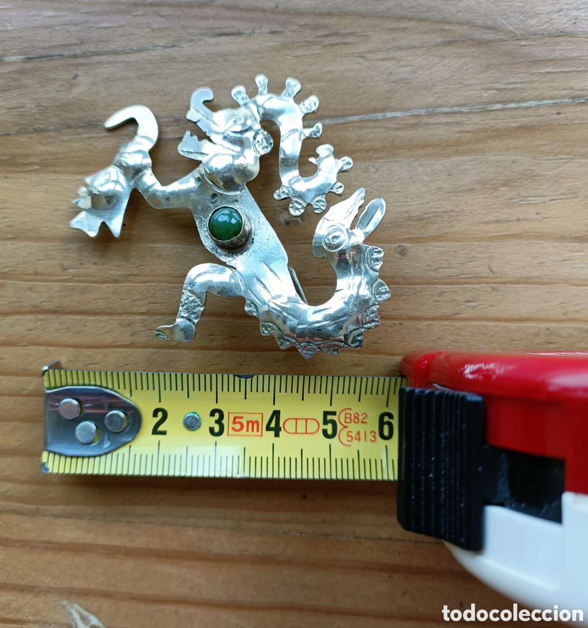 Joyeria: Broche artesanal estilo precolombino - Foto 5