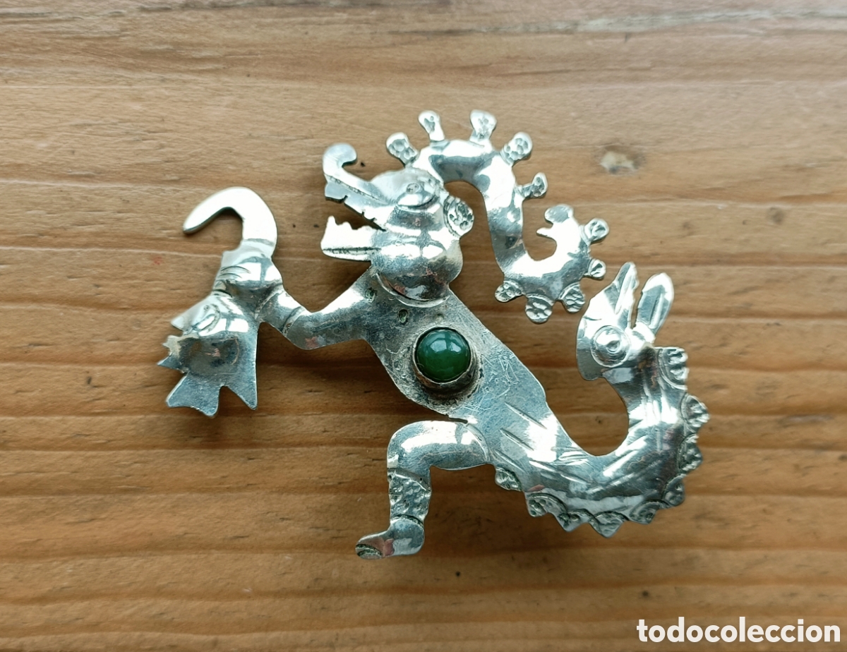 Joyeria: Broche artesanal estilo precolombino - Foto 1
