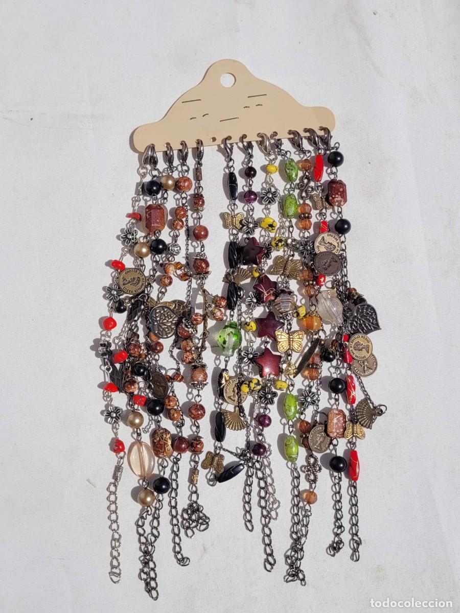 Joyeria: Lote de 13 pulseras ajustables, varios modelos y materiales - Foto 1