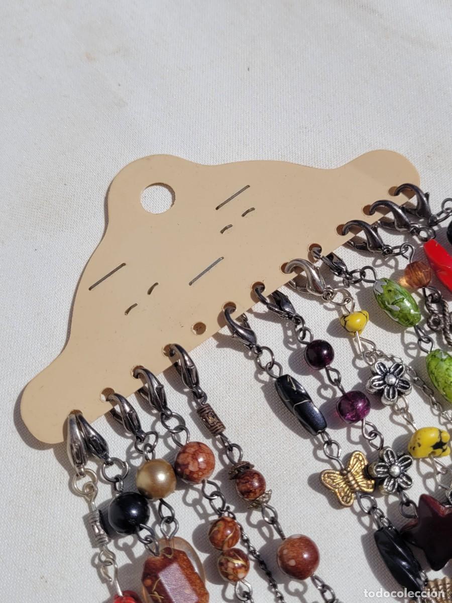 Joyeria: Lote de 13 pulseras ajustables, varios modelos y materiales - Foto 4