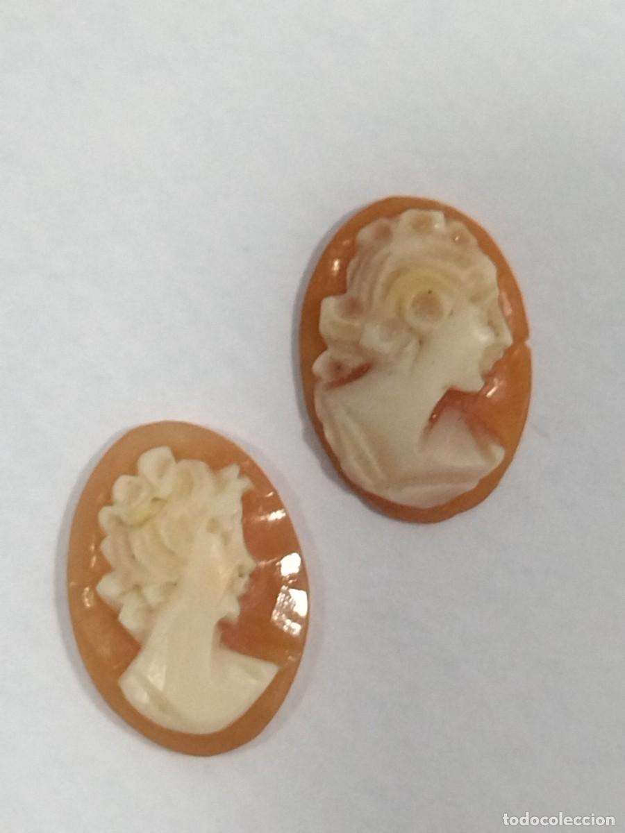Joyeria: Camafeo de concha para joyer&iacute;a. Dos piezas - Foto 3