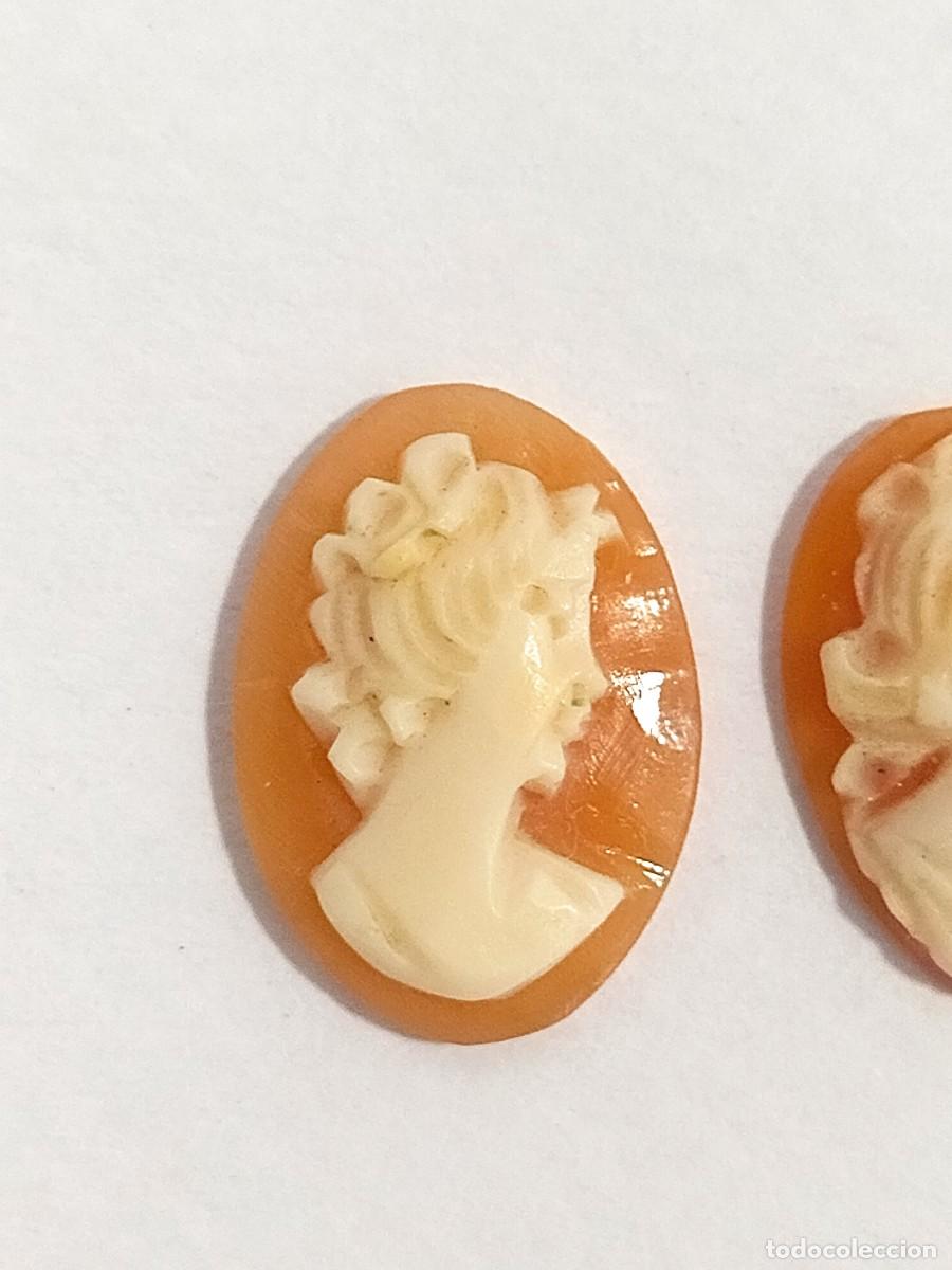 Joyeria: Camafeo de concha para joyer&iacute;a. Dos piezas - Foto 5