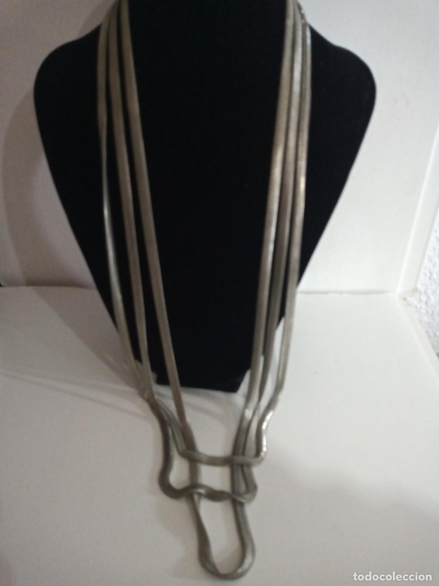 Joyeria: ANTIGUO COLLAR PLATEADO - Foto 3