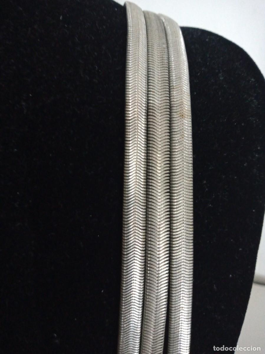 Joyeria: ANTIGUO COLLAR PLATEADO - Foto 5