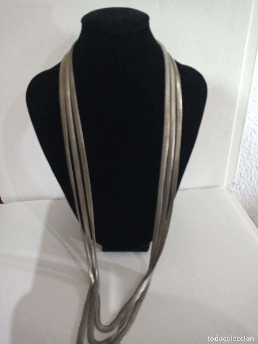 Joyeria: ANTIGUO COLLAR PLATEADO - Foto 2