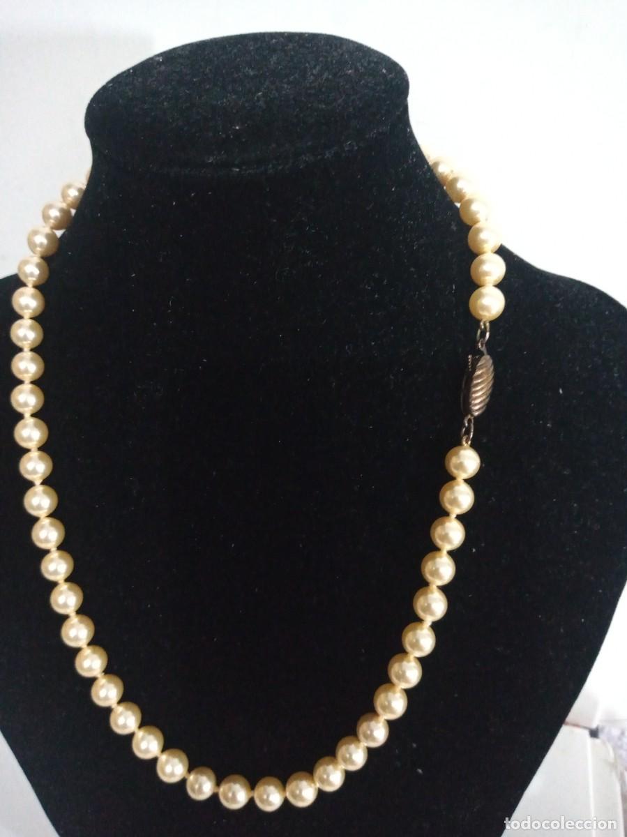 Joyeria: ANTIGUO COLLAR IMITACION PERLAS - Foto 2
