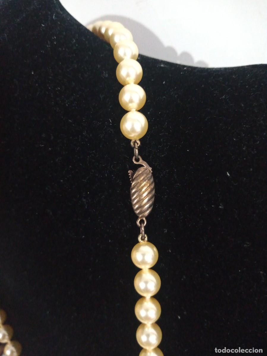 Joyeria: ANTIGUO COLLAR IMITACION PERLAS - Foto 3
