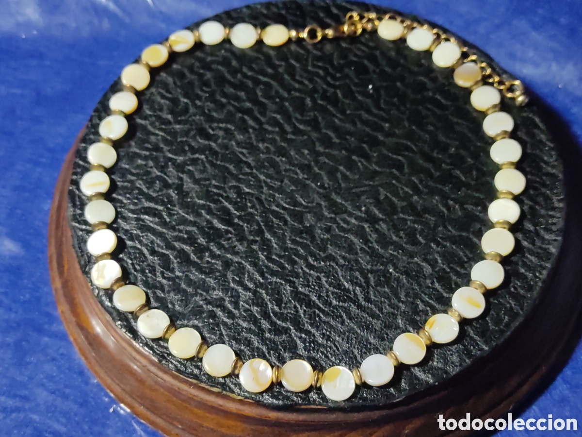 Joyeria: Collar de lentejas de n&aacute;car. - Foto 2