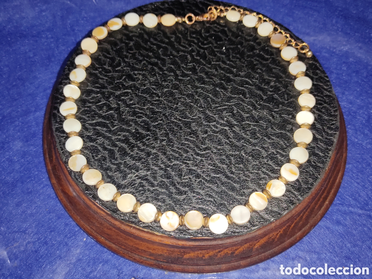 Joyeria: Collar de lentejas de n&aacute;car. - Foto 1