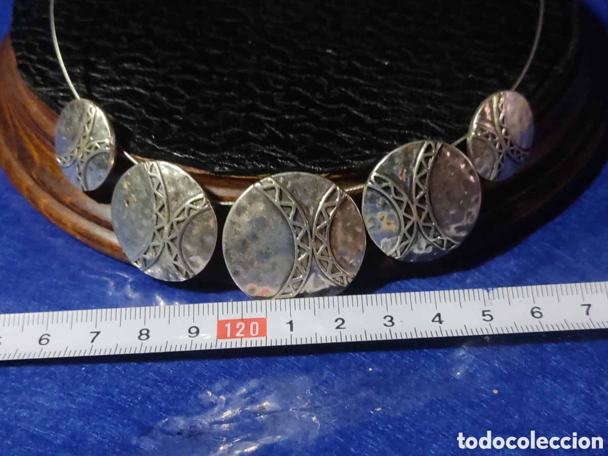 Joyeria: Gargantilla dise&ntilde;o plateada.Nueva. - Foto 2