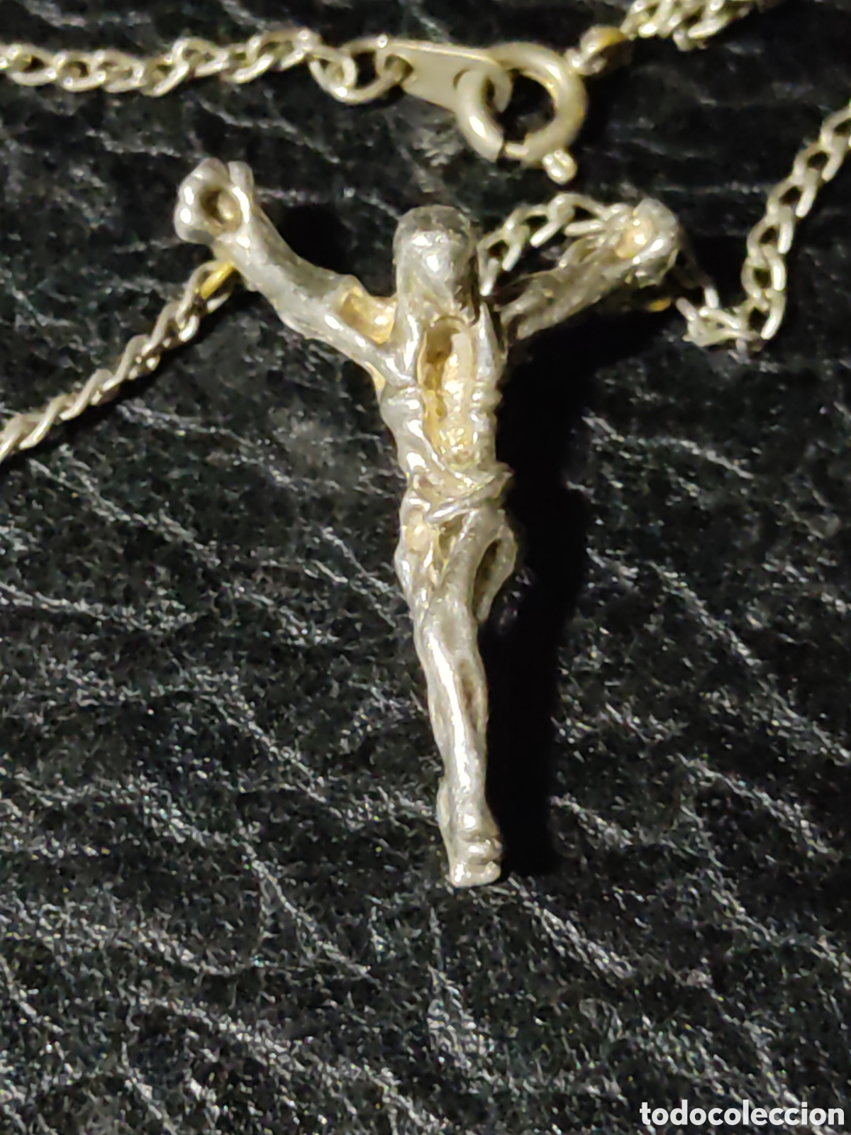 Joyeria: Cadena cristo de Dal&iacute;.A&ntilde;os 70. - Foto 3