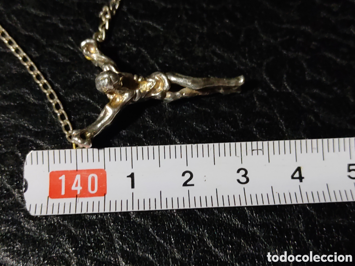 Joyeria: Cadena cristo de Dal&iacute;.A&ntilde;os 70. - Foto 4