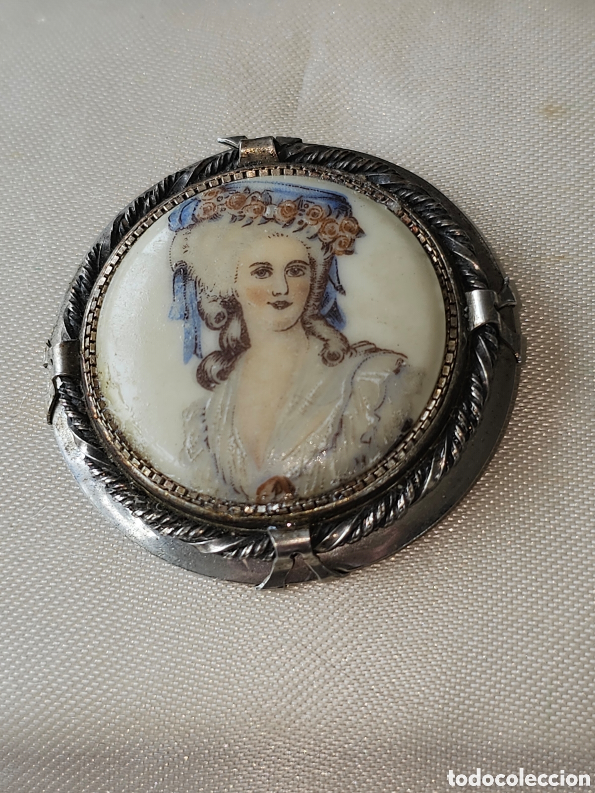 Joyeria: Camafeo antiguo, plata de ley - Foto 1
