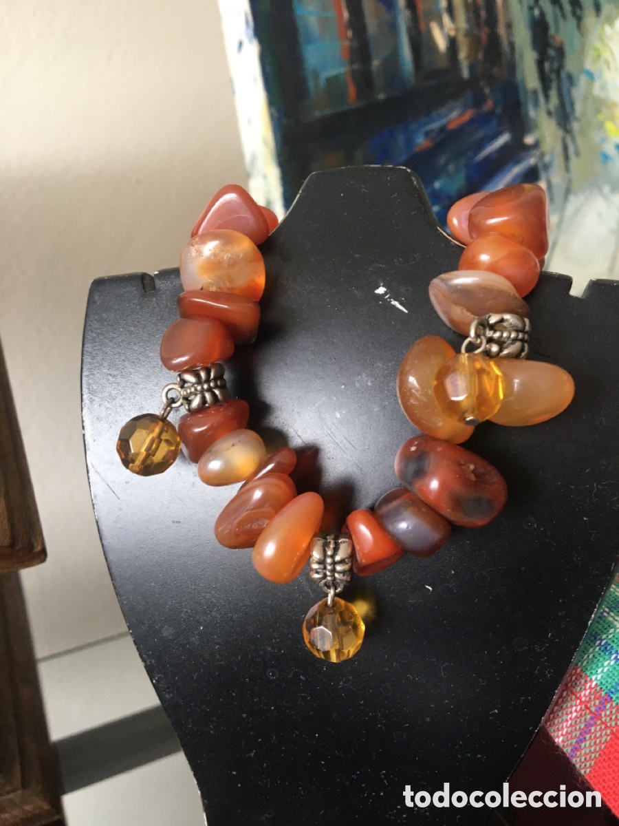 Joyeria: pulsera de &Aacute;gata en color marr&oacute;n - Foto 1