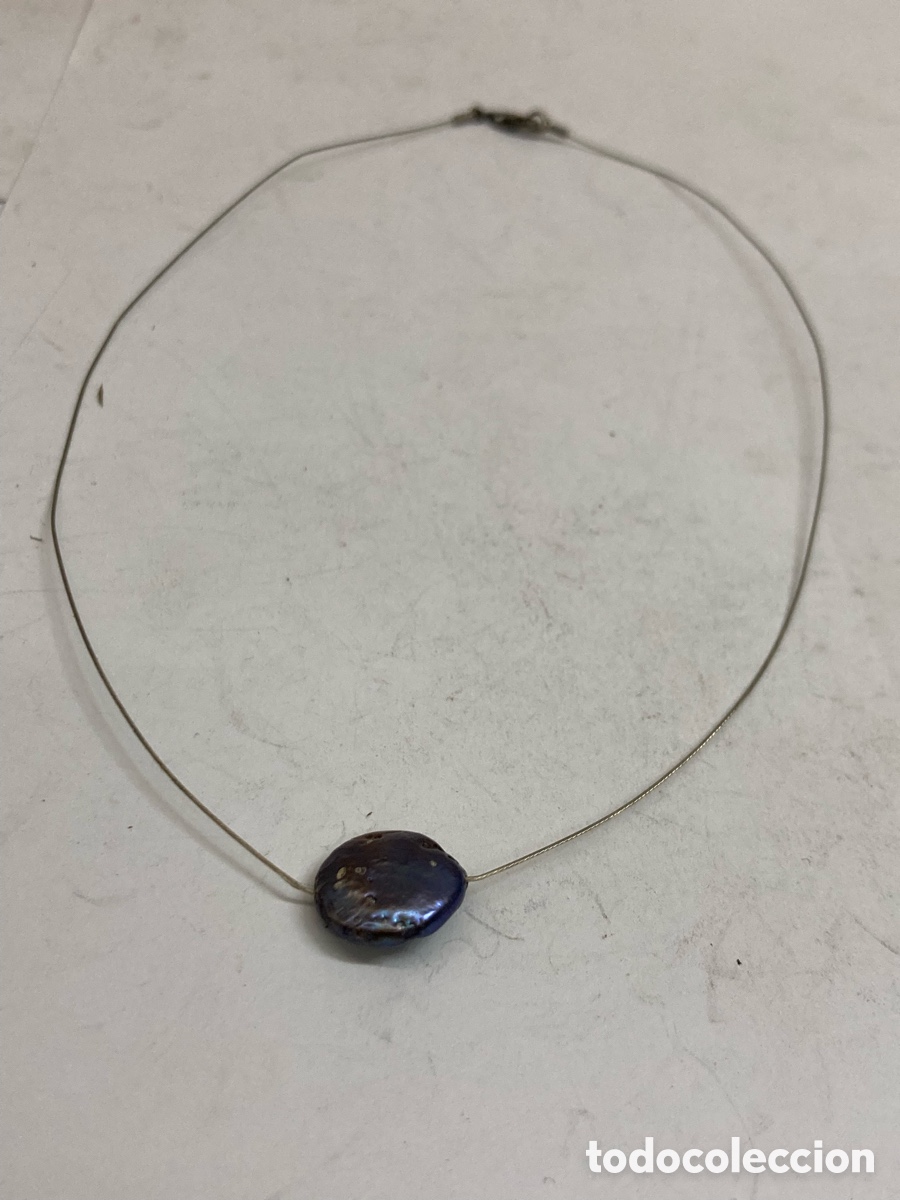 Joyeria: Collar y colgante de plata y perla CC157 - Foto 1