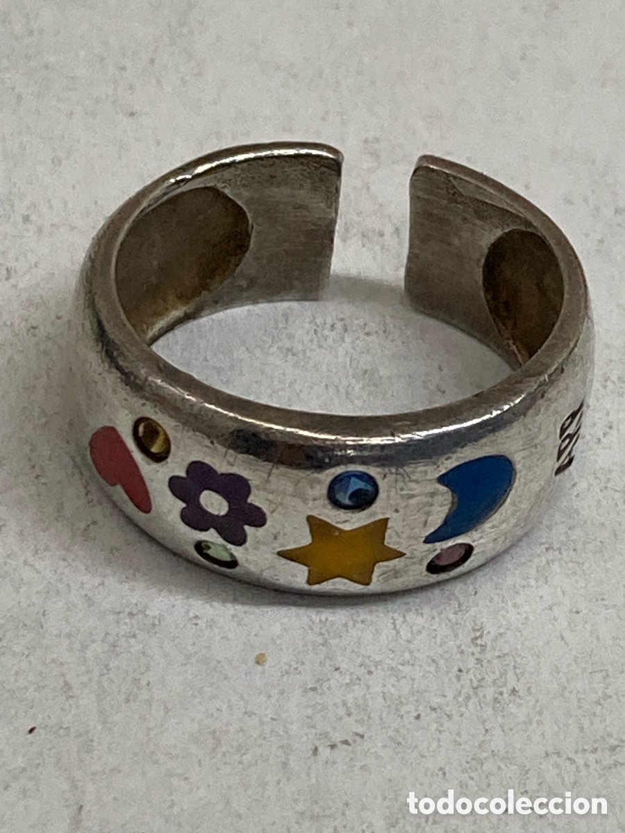 Joyeria: Anillo de plata y esmaltado S190 - Foto 1