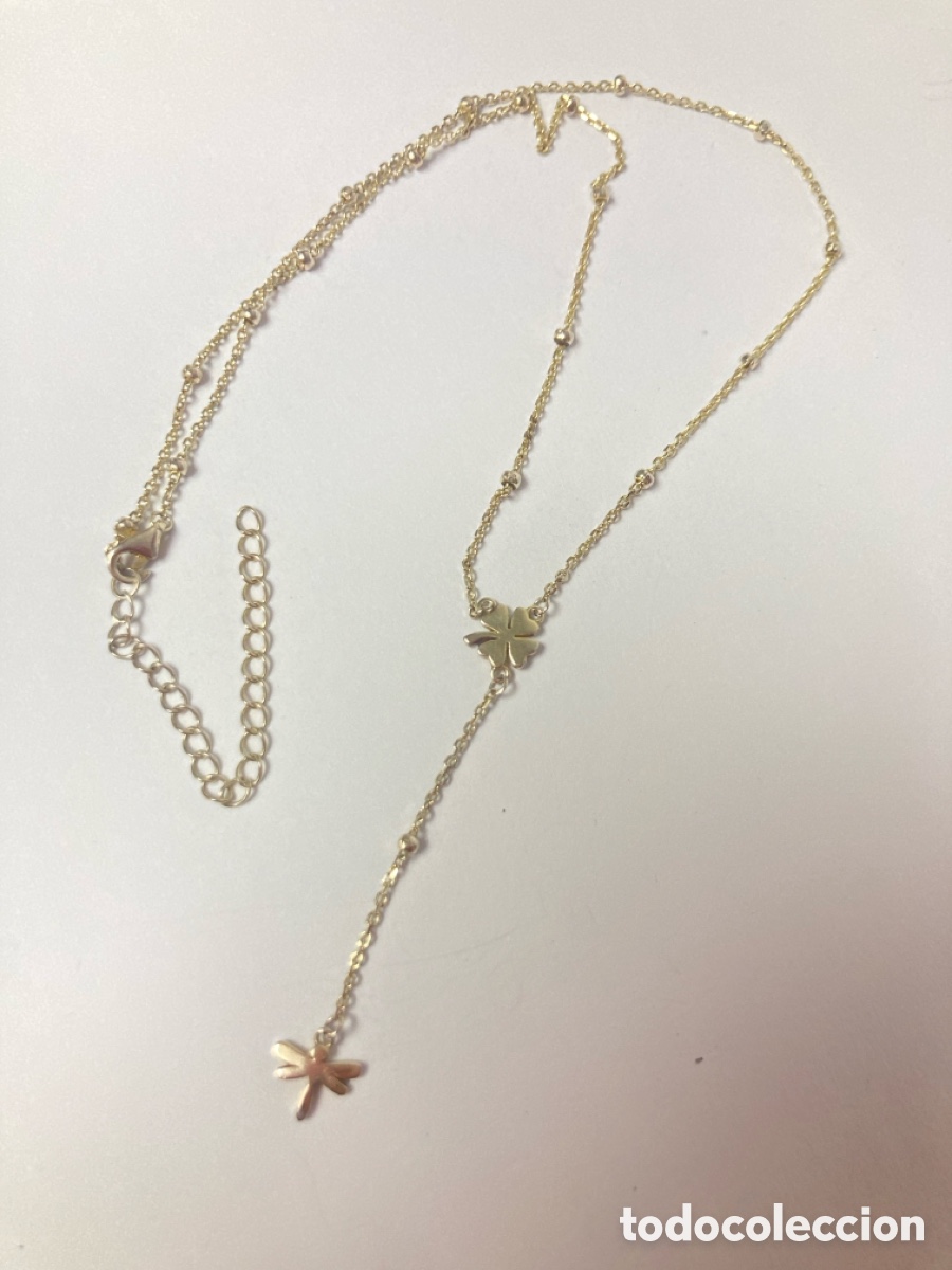 Joyeria: Gargantilla de plata chapada oro/ Cc108 - Foto 2