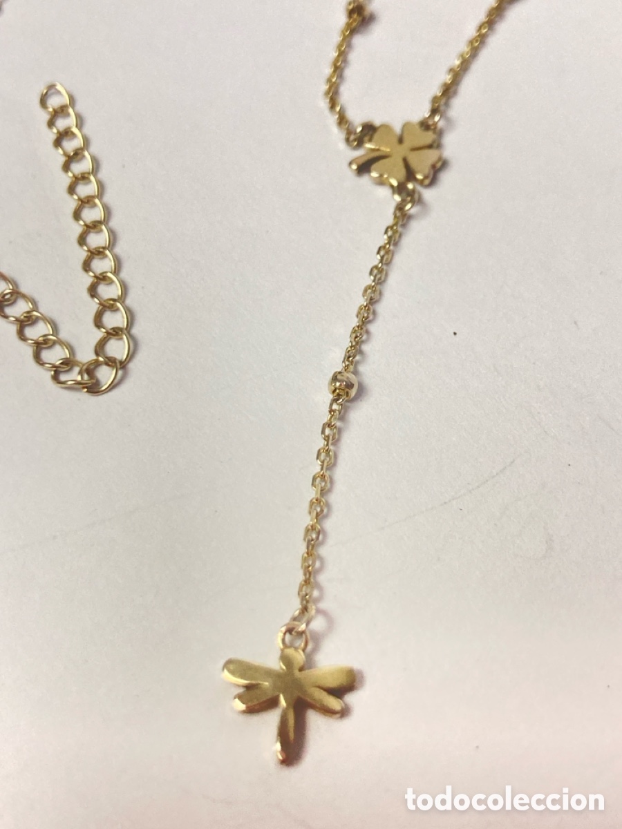 Joyeria: Gargantilla de plata chapada oro/ Cc108 - Foto 3