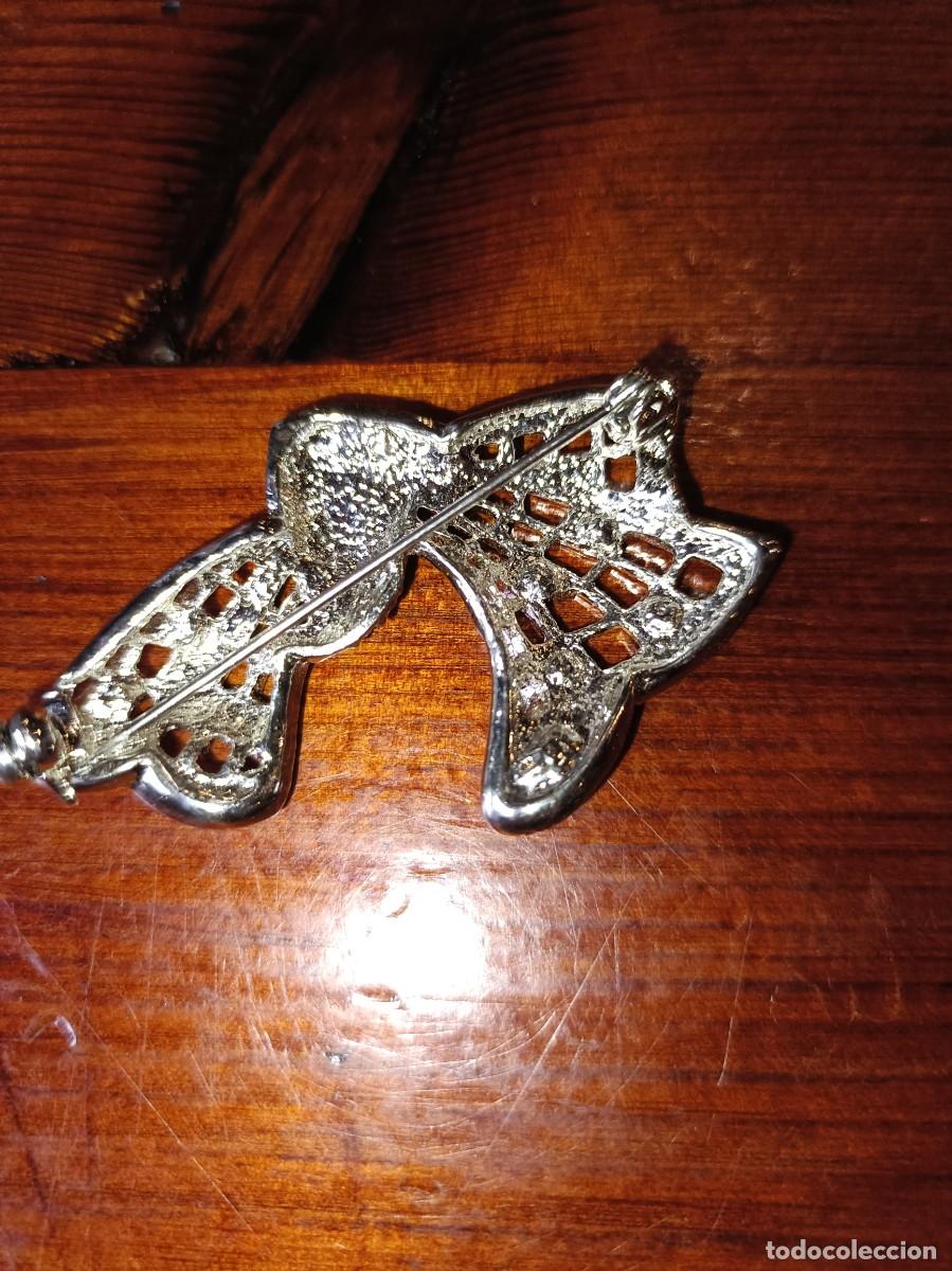 Joyeria: ANTIGUO BROCHE PLATEADO - Foto 2