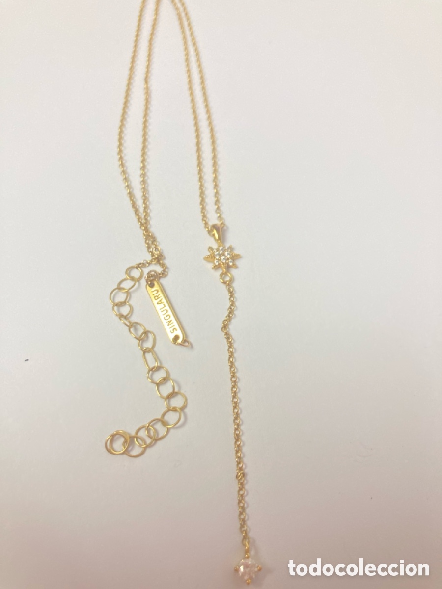 Joyeria: Gargantilla de plata chapada oro SINGULARI /CC108 - Foto 3