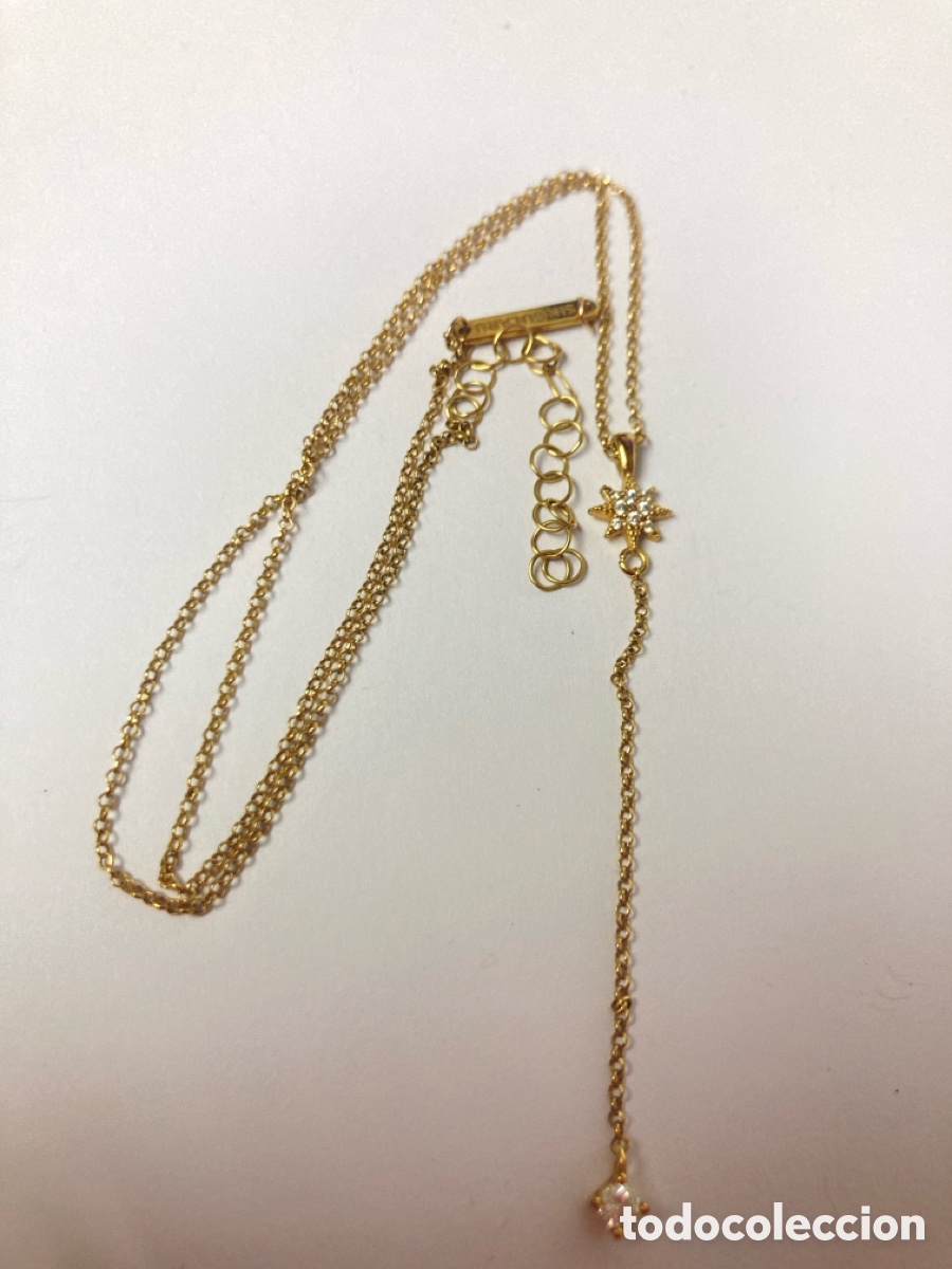 Joyeria: Gargantilla de plata chapada oro SINGULARI /CC108 - Foto 4