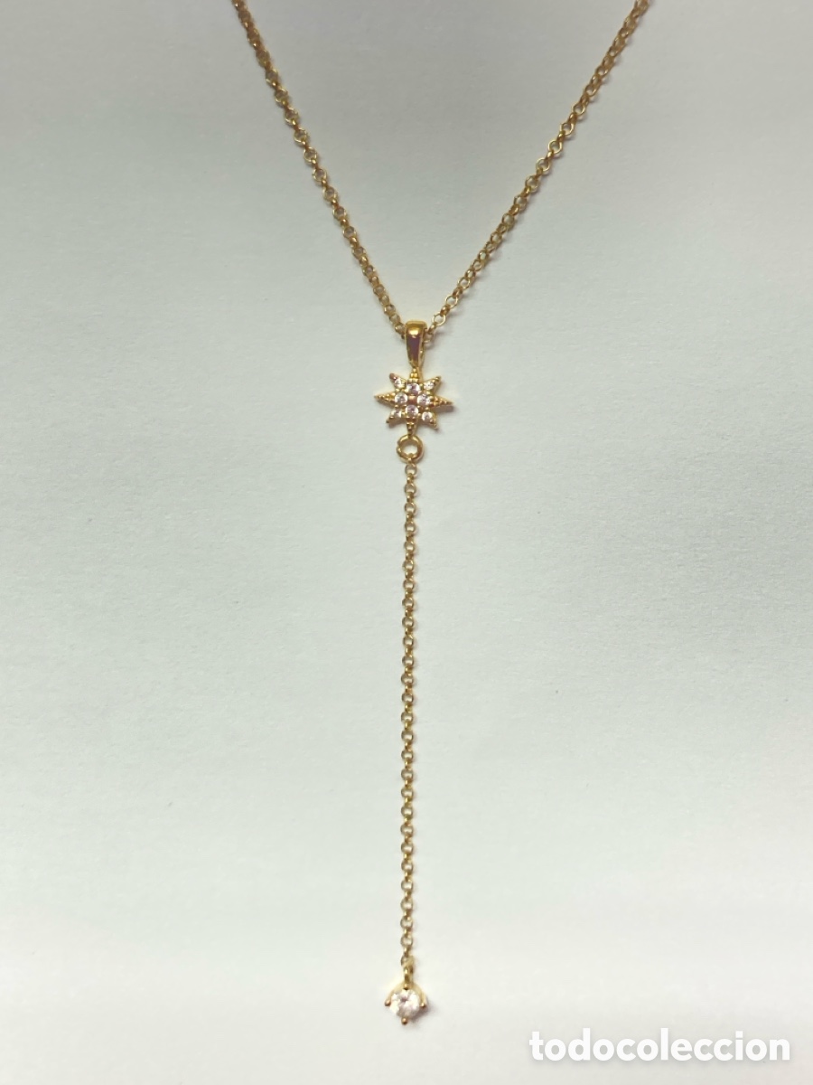 Joyeria: Gargantilla de plata chapada oro SINGULARI /CC108 - Foto 1