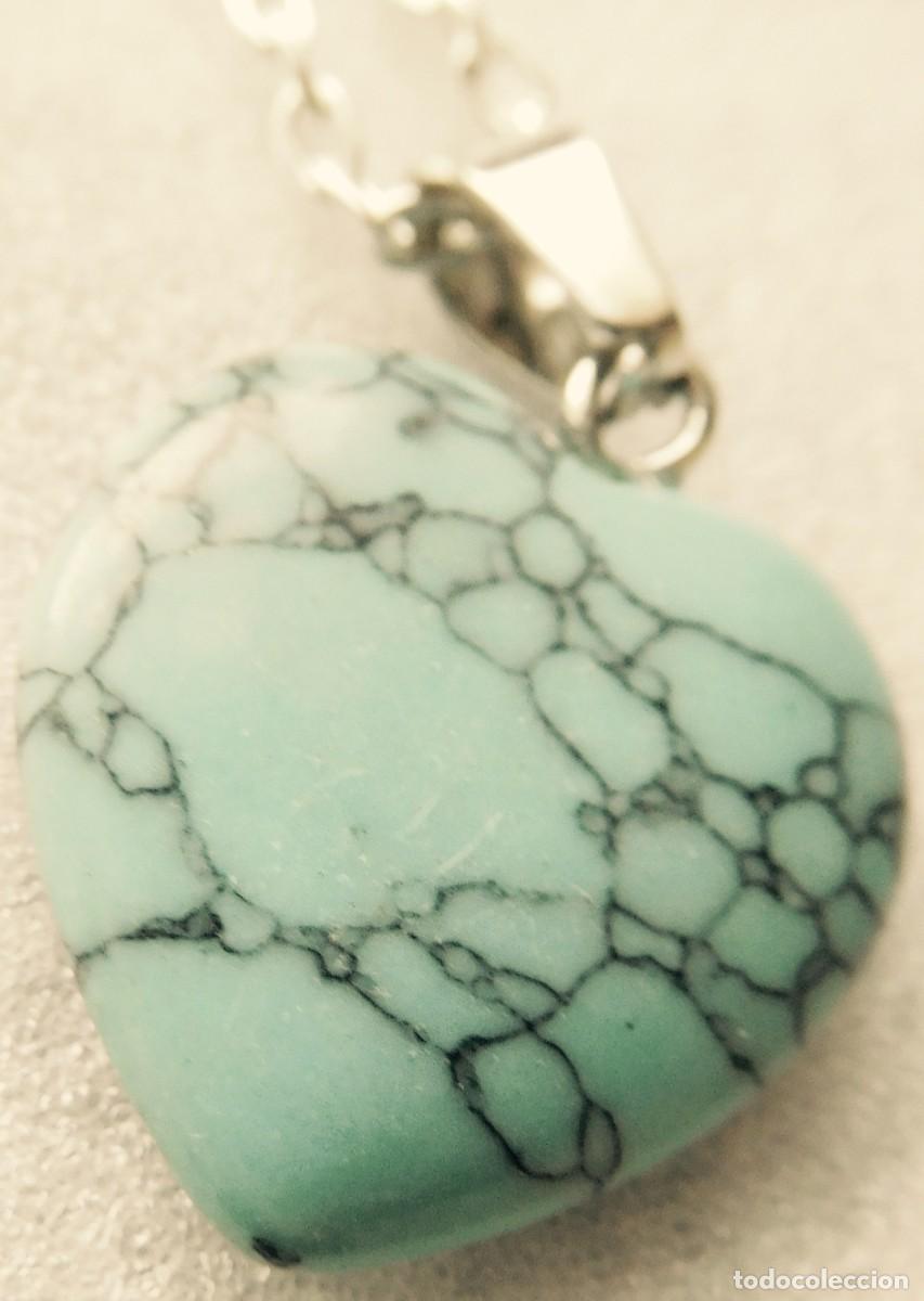 Joyeria: Deslumbrante turquesa en forma de coraz&oacute;n - Foto 1