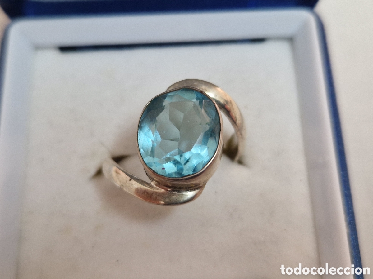 Joyeria: ANILLO DE DE PLATA Y TOPACIO - Foto 3