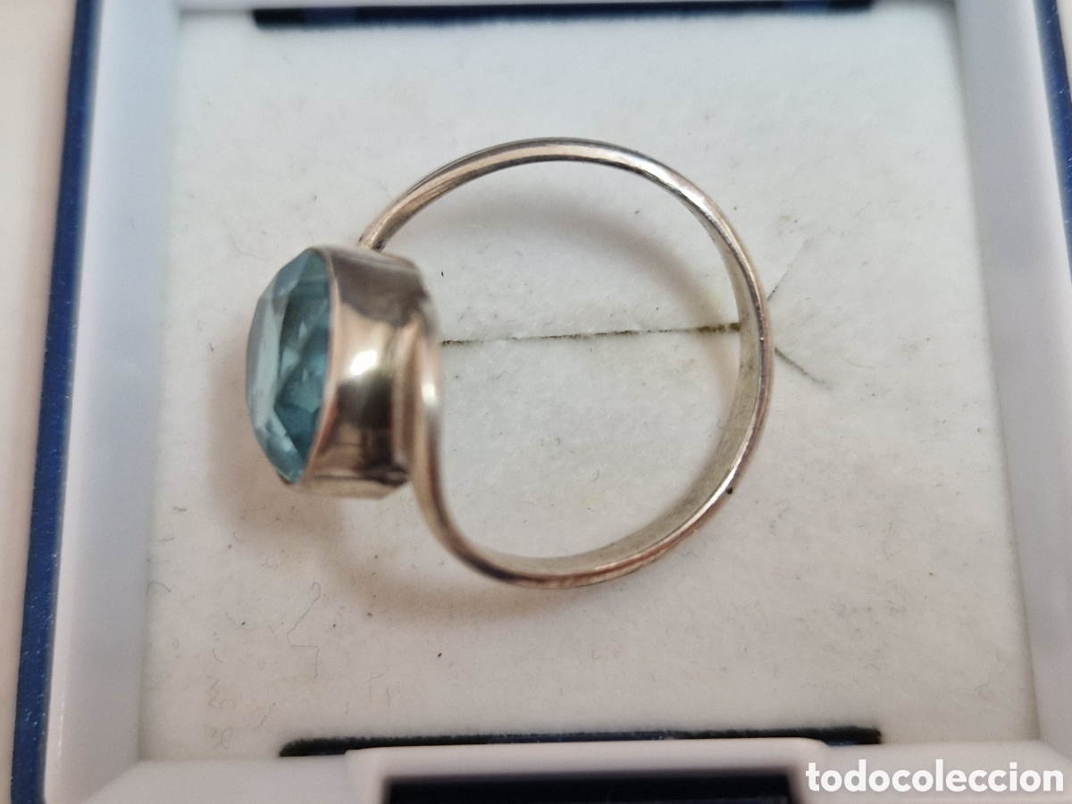Joyeria: ANILLO DE DE PLATA Y TOPACIO - Foto 5