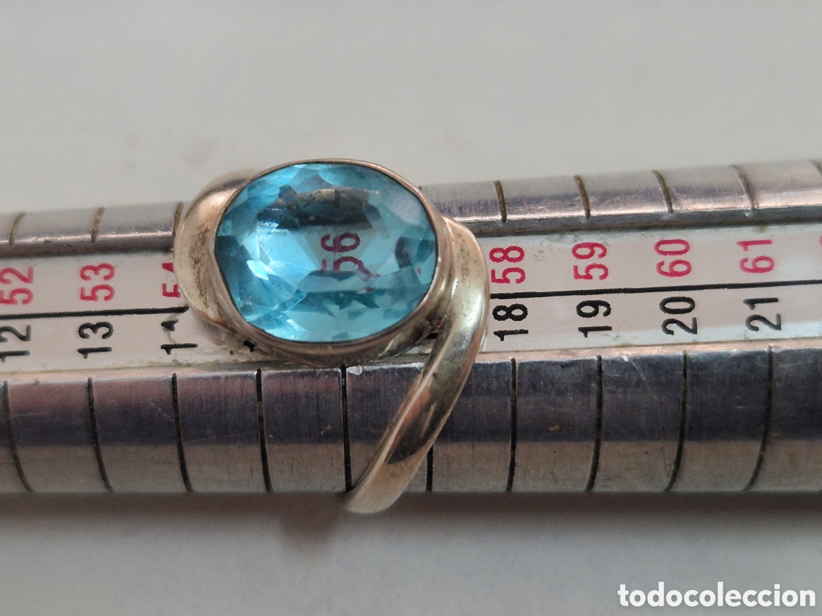 Joyeria: ANILLO DE DE PLATA Y TOPACIO - Foto 7