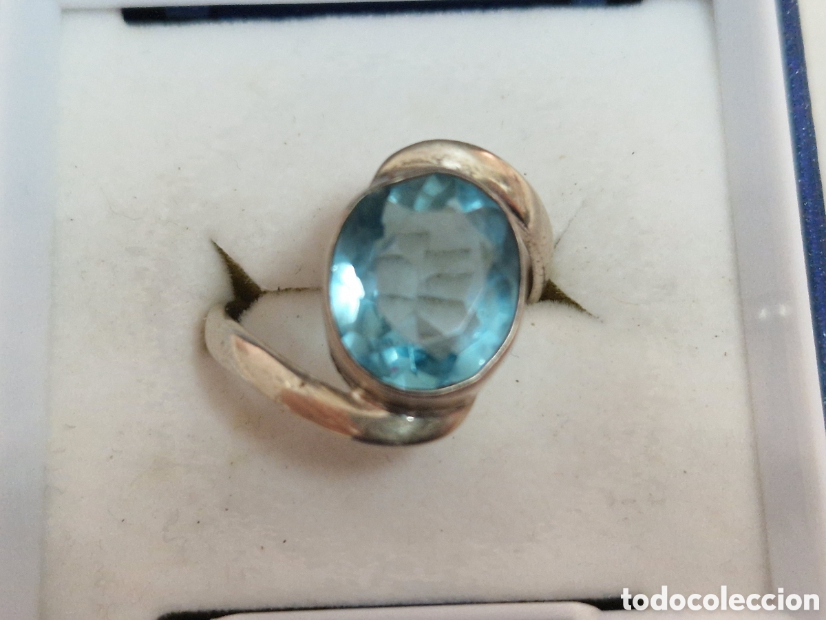Joyeria: ANILLO DE DE PLATA Y TOPACIO - Foto 8
