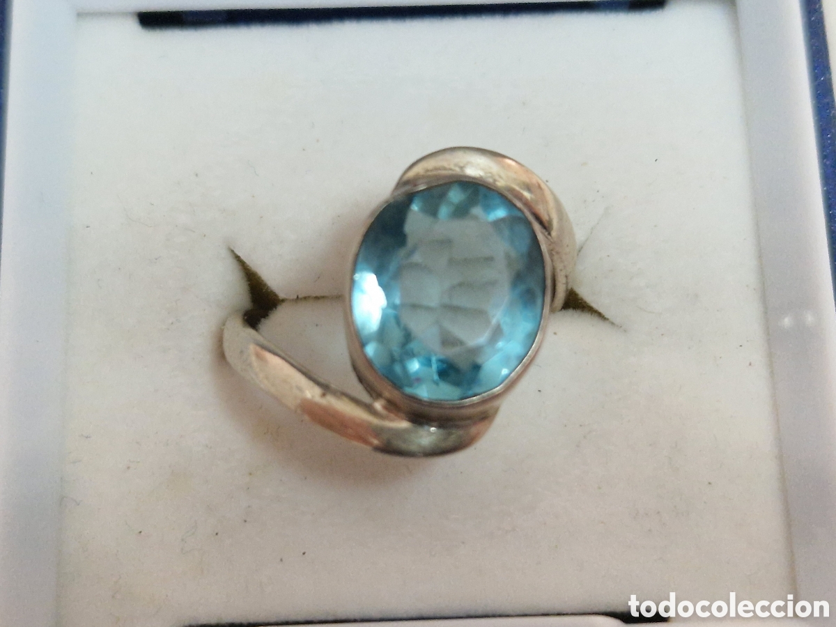 Joyeria: ANILLO DE DE PLATA Y TOPACIO - Foto 9