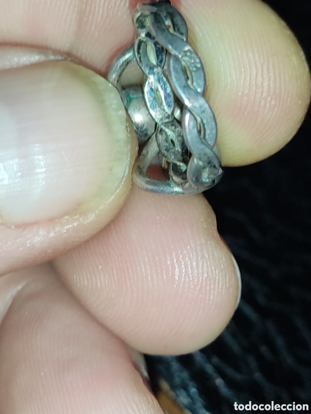 Joyeria: Anillo de plata contrastada, vintage. - Foto 3