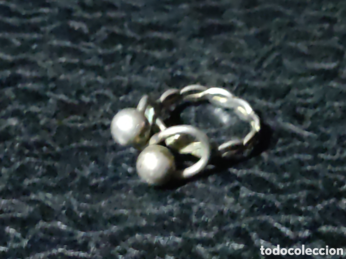 Joyeria: Anillo de plata contrastada, vintage. - Foto 6