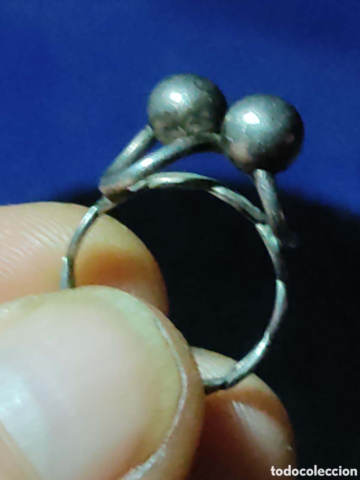 Joyeria: Anillo de plata contrastada, vintage. - Foto 7