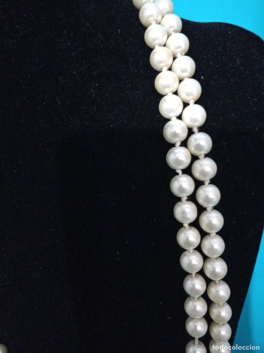 Joyeria: ANTIGUO COLLAR DE PERLAS DE IMITACI&Oacute;N - Foto 2