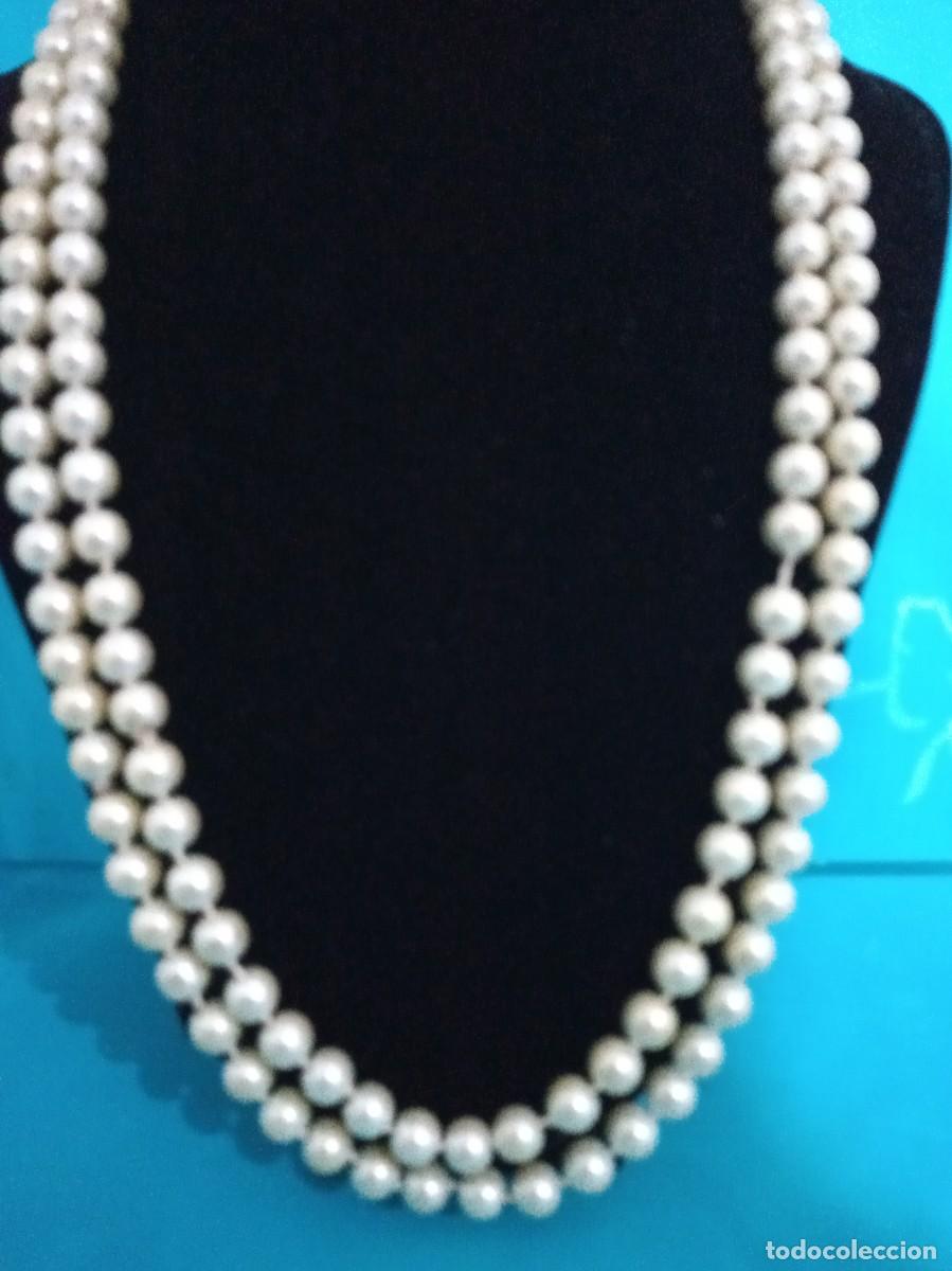 Joyeria: ANTIGUO COLLAR DE PERLAS DE IMITACI&Oacute;N - Foto 3