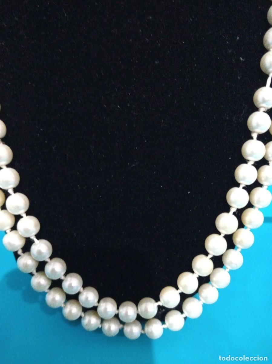 Joyeria: ANTIGUO COLLAR DE PERLAS DE IMITACI&Oacute;N - Foto 4
