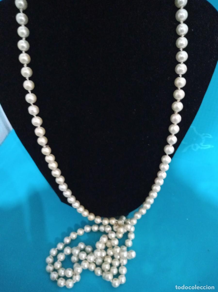 Joyeria: ANTIGUO COLLAR DE PERLAS DE IMITACI&Oacute;N - Foto 6