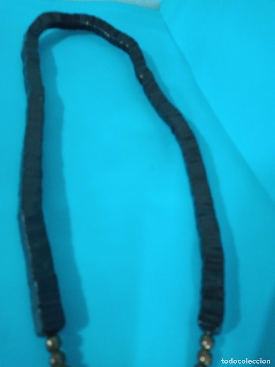 Joyeria: ANTIGUO COLLAR DE CUENTAS NEGRAS - Foto 3